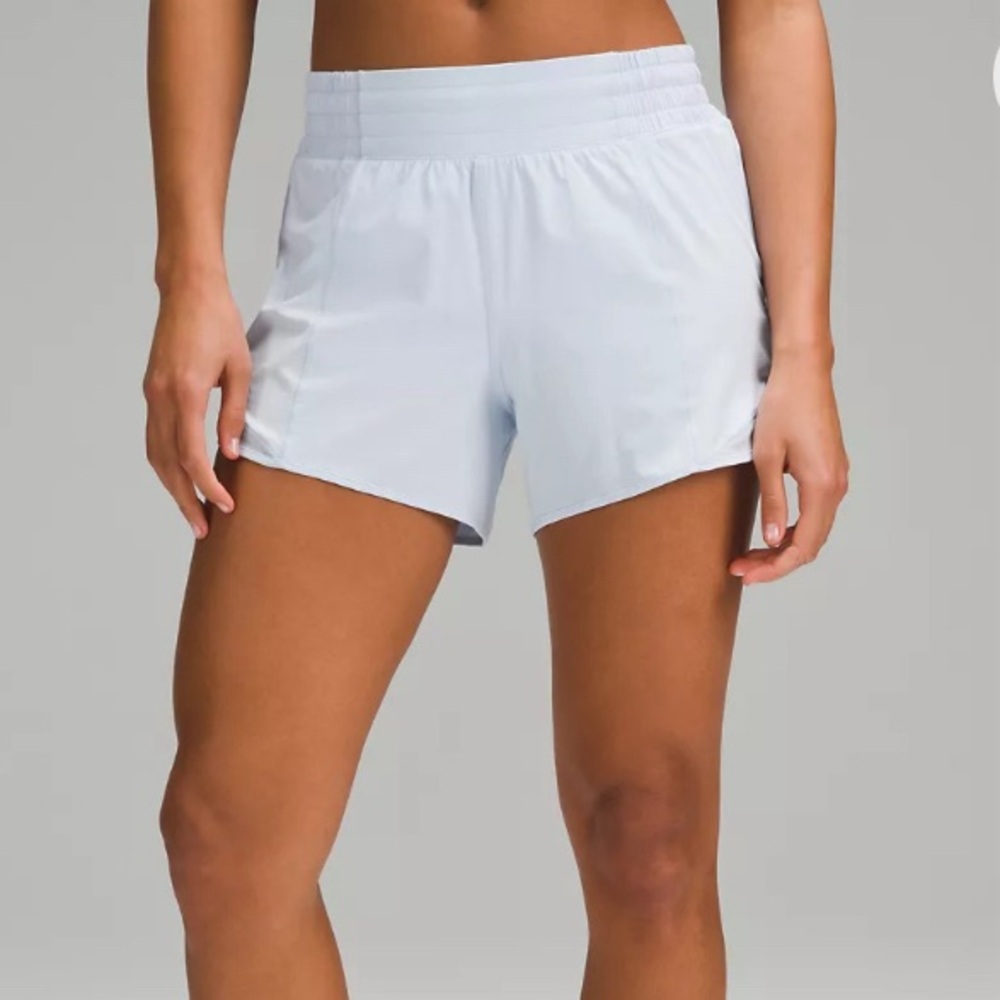 lululemon hotty hot high-rise lined shorts - color : windmill
